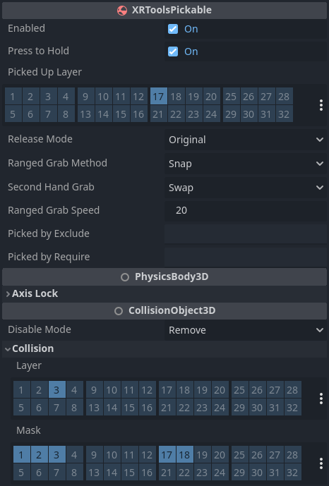 Pickable Layers