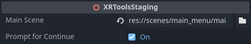 Staging Configuration