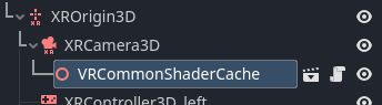 XR shader cache